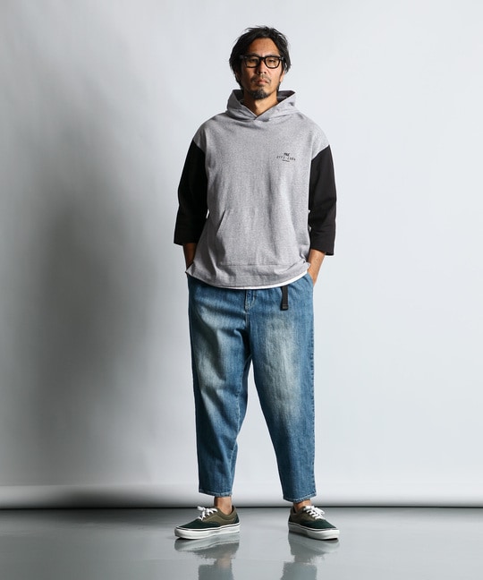 7分袖 クラシックカレッジパーカー