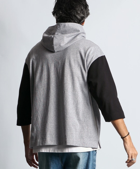 7分袖 クラシックカレッジパーカー