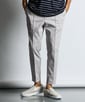 「ガムストレッチ」接触冷感 ピンタックテーパードパンツ