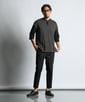 「ガムストレッチ」接触冷感 ピンタックテーパードパンツ