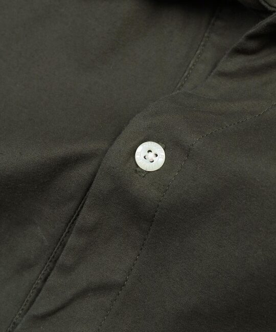 製品染め ニュアンスカラー スキッパーシャツ【WEB限定アイテム】