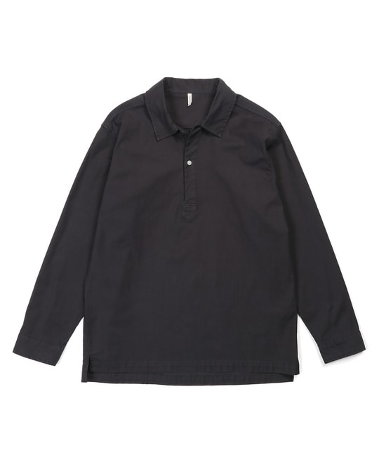 製品染め ニュアンスカラー スキッパーシャツ【WEB限定アイテム】