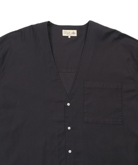 製品染め ニュアンスカラーシャツカーディガン ｜The DUFFER of
