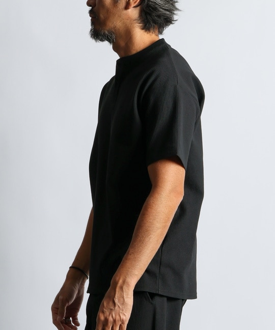 「エアフレックス」セットアップ ワッフルヘンリーTシャツ