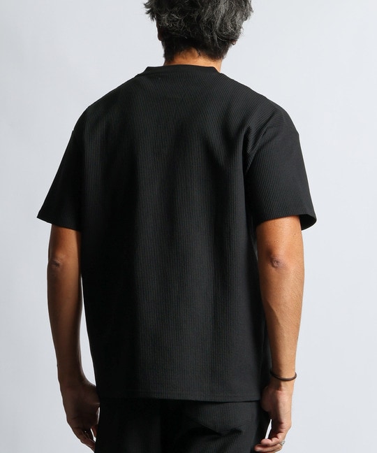 「エアフレックス」セットアップ ワッフルヘンリーTシャツ