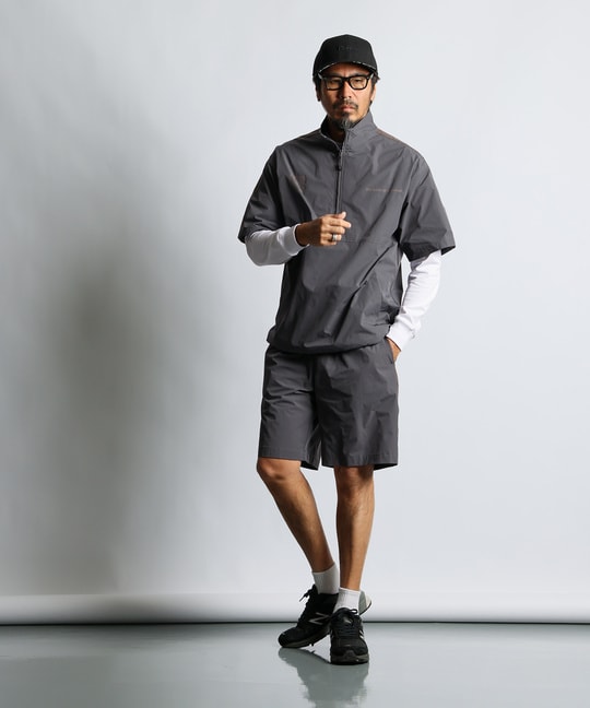 抗菌防臭 セットアップ 5分袖トラックジャケット【WEB限定アイテム】