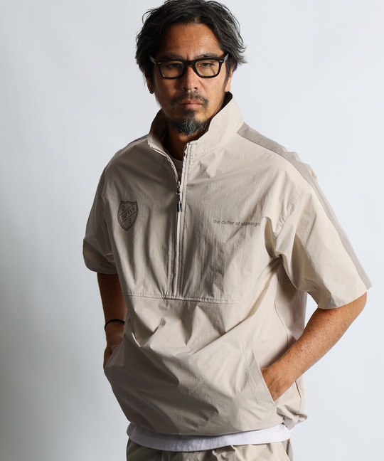 抗菌防臭 セットアップ 5分袖トラックジャケット　【WEB限定アイテム】
