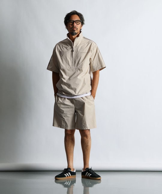 抗菌防臭 セットアップ 5分袖トラックジャケット【WEB限定アイテム】