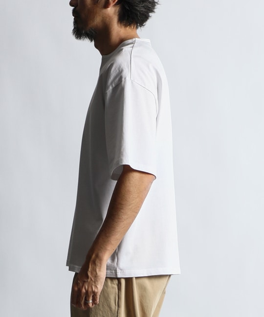 シリコンバイオ加工 シルキータッチキーネックTシャツ