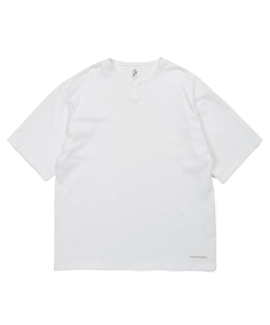 シリコンバイオ加工 シルキータッチキーネックTシャツ