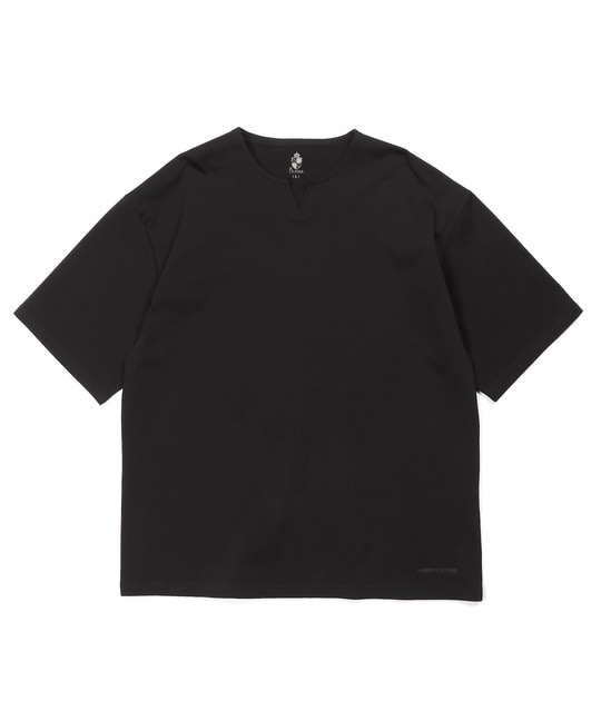 シリコンバイオ加工 シルキータッチキーネックTシャツ