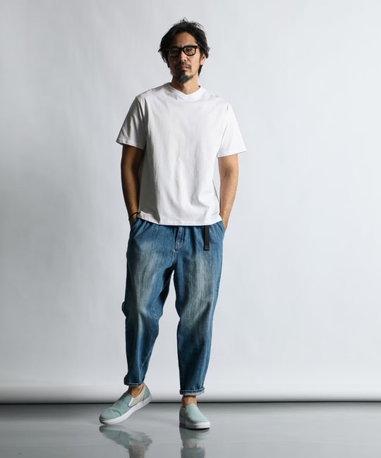 シリコンバイオ加工 シルキータッチ浅VネックTシャツ