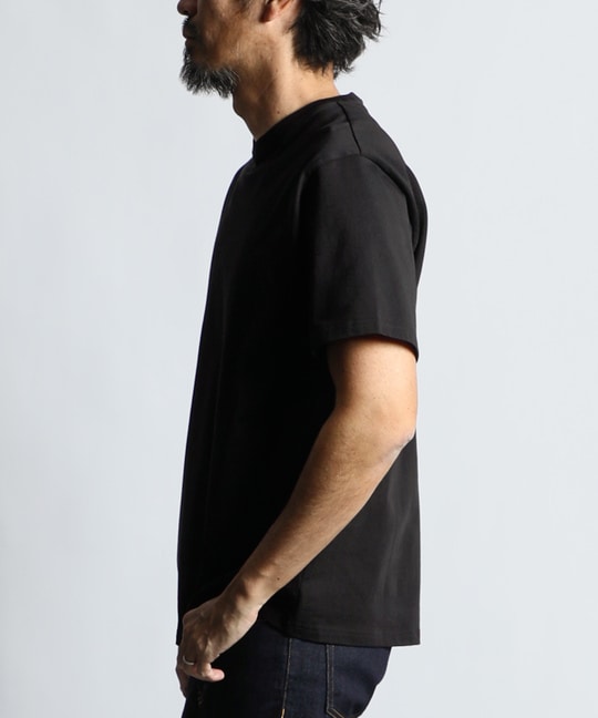 シリコンバイオ加工 シルキータッチ浅VネックTシャツ