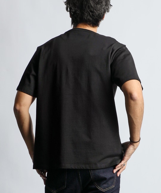 シリコンバイオ加工 シルキータッチ浅VネックTシャツ