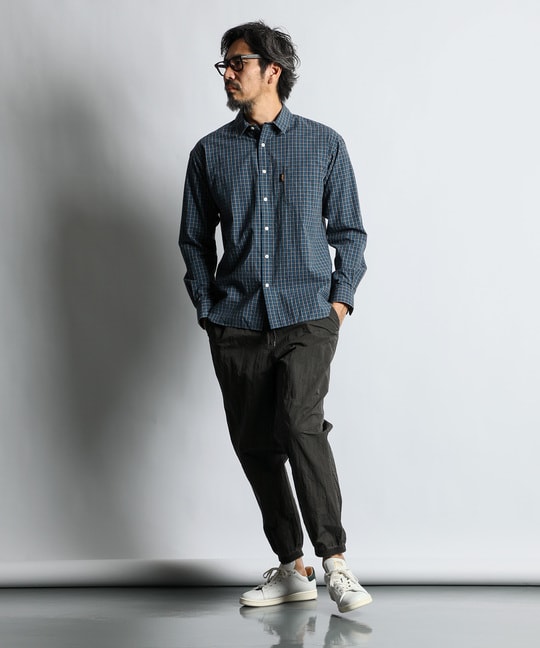 オーガニックコットン ベーシックチェックシャツ