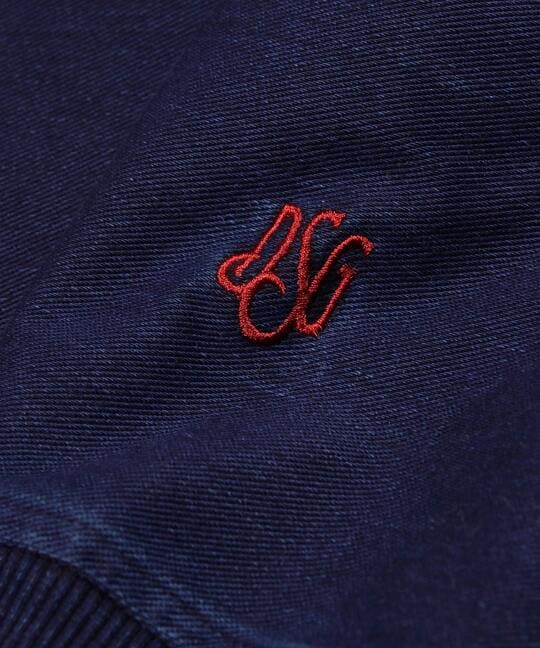 [INDIGO LABEL] ：インディゴ 切替デザイン クルートップス