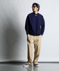 [INDIGO LABEL] ：インディゴ 切替デザイン クルートップス