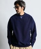 [INDIGO LABEL] ：インディゴ 切替デザイン クルートップス