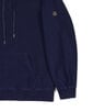 [INDIGO LABEL] ：インディゴ 切替デザイン ハーフジップパーカー
