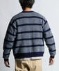 [INDIGO LABEL] ：インディゴ タックボーダー カーディガン