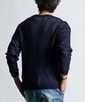 [INDIGO LABEL] ：インディゴ ナンバリング メッシュニット