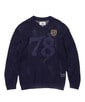 [INDIGO LABEL] ：インディゴ ナンバリング メッシュニット