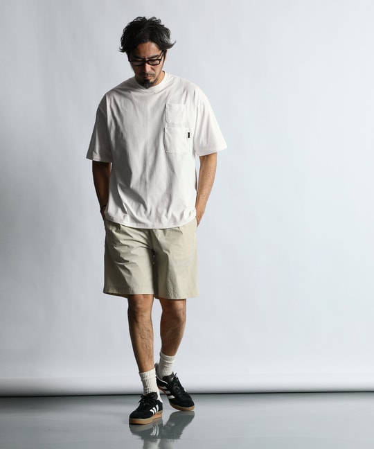吸水速乾 ドットメッシュ Wポケット Tシャツ
