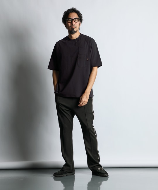 吸水速乾 ドットメッシュ Wポケット Tシャツ