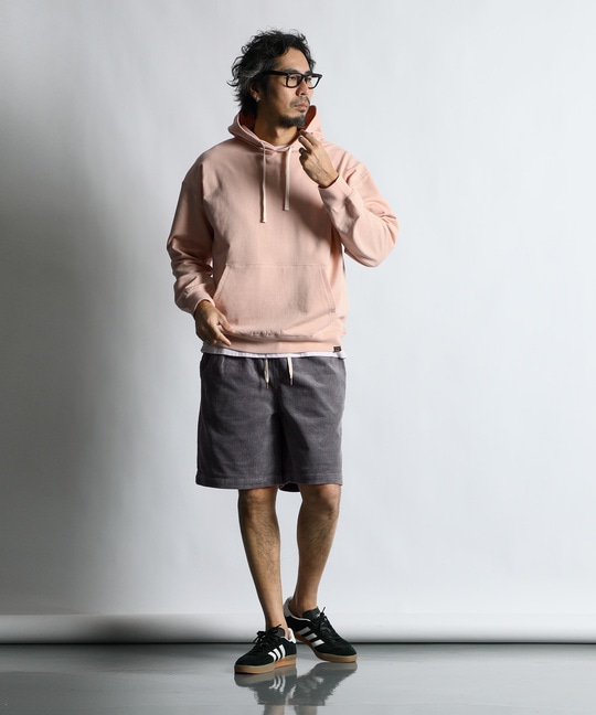 ミニ裏毛 ニュアンスカラー プルオーバー パーカー ｜The DUFFER