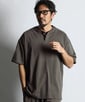 8オンス ヘビーウェイト オーバーサイズヘンリーネックTシャツ