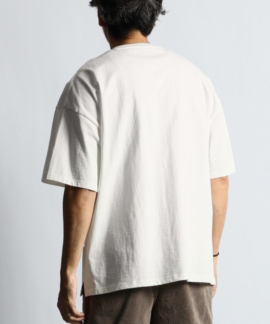 8オンス ヘビーウェイト オーバーサイズヘンリーネックTシャツ