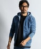 [INDIGO LABEL] ：インディゴポンチ セットアップジップパーカー