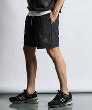 〔BLACK LABEL〕:セットアップ コーデュラリップトラックショーツ