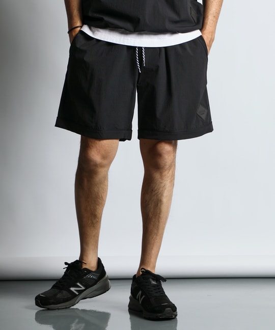 〔BLACK LABEL〕：セットアップ コーデュラリップトラックショーツ