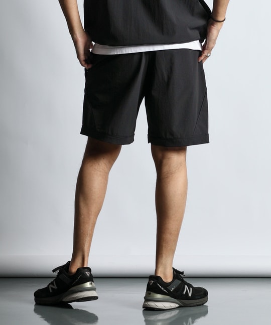 〔BLACK LABEL〕：セットアップ コーデュラリップトラックショーツ