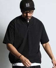 〔BLACK LABEL〕:セットアップ コーデュラリップ半袖トップス