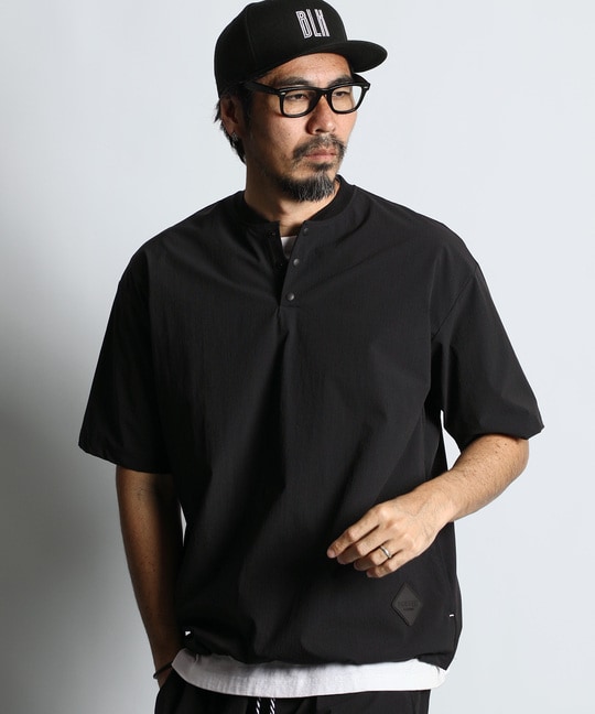 〔BLACK LABEL〕：セットアップ コーデュラリップ半袖トップス