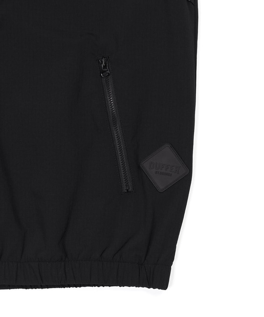 〔BLACK LABEL〕：セットアップ コーデュラリップトラックベスト