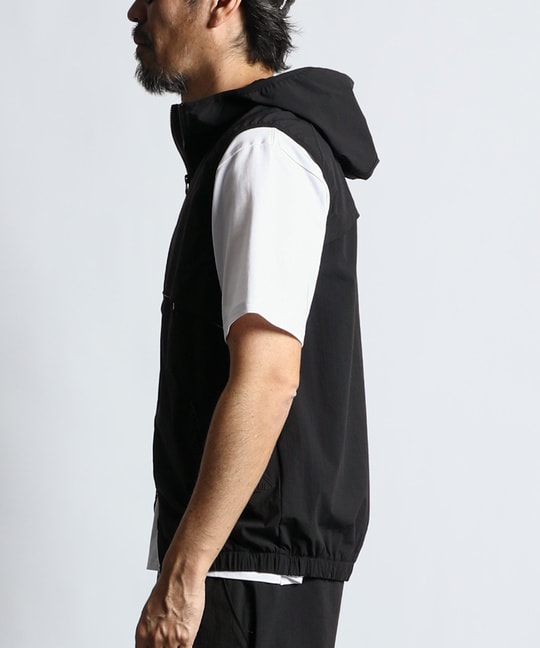 〔BLACK LABEL〕：セットアップ コーデュラリップトラックベスト