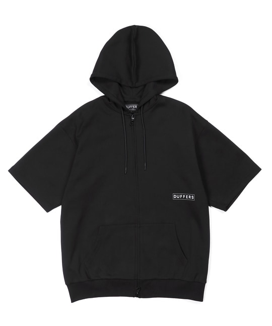 〔BLACK LABEL〕：セットアップ クールマックス半袖パーカー