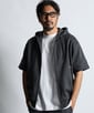 〔BLACK LABEL〕：セットアップ クールマックス半袖パーカー