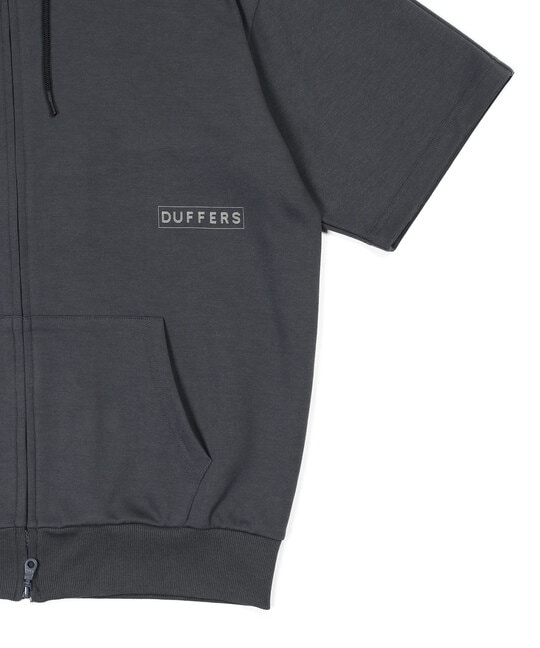 〔BLACK LABEL〕：セットアップ クールマックス半袖パーカー