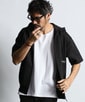 〔BLACK LABEL〕：セットアップ クールマックス半袖パーカー