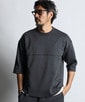 〔BLACK LABEL〕：セットアップ クールマックス7分袖トップス