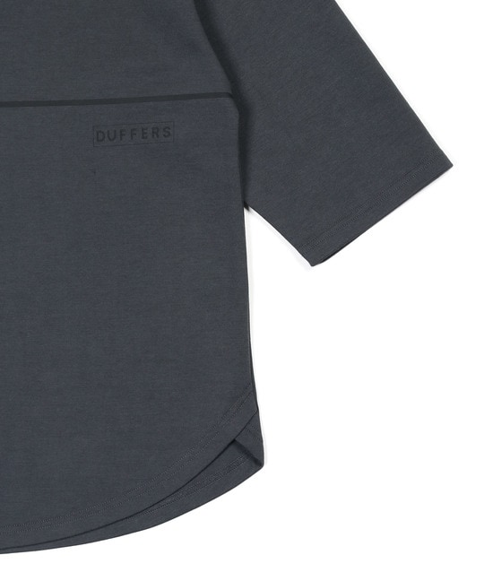 〔BLACK LABEL〕：セットアップ クールマックス7分袖トップス
