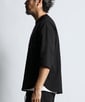 〔BLACK LABEL〕：セットアップ クールマックス7分袖トップス