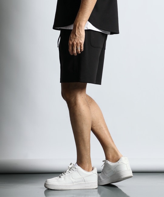〔BLACK LABEL〕：セットアップ クールマックスショートパンツ