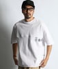〔BLACK LABEL〕：ポンチ素材 スリーエンブレムTシャツ