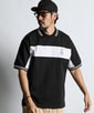 〔BLACK LABEL〕：ポンチ素材 フットボールポロ