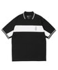 〔BLACK LABEL〕：ポンチ素材 フットボールポロ